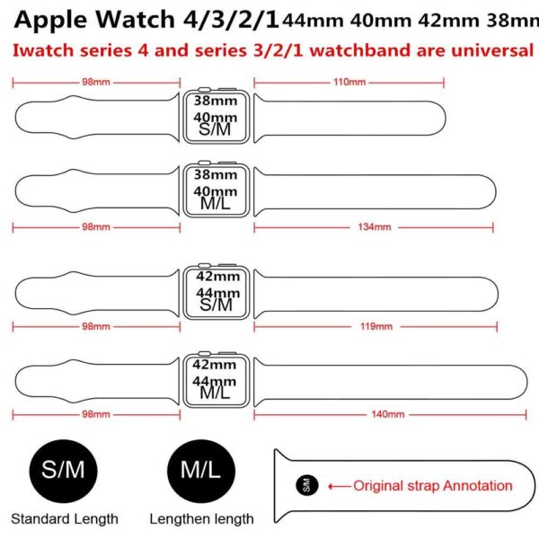 silicone Apple watch Case + strap