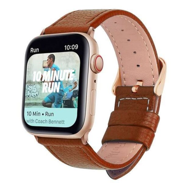 Leather watchband for apple watch