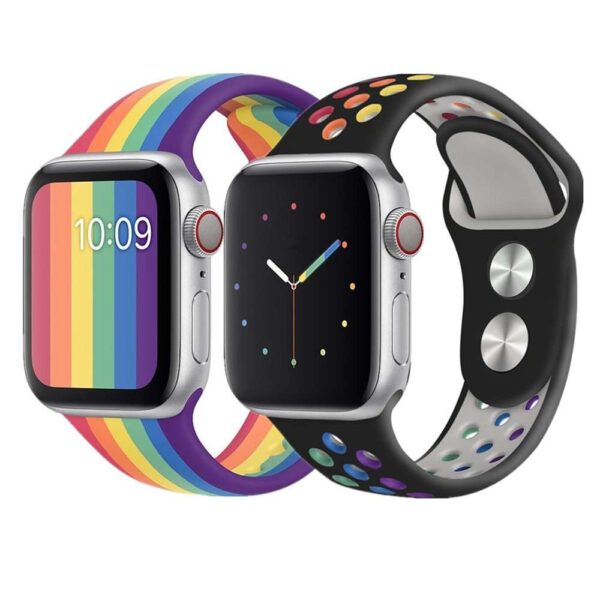 Pride Edition silicone bracelet apple watch series 5 4 3 2 1