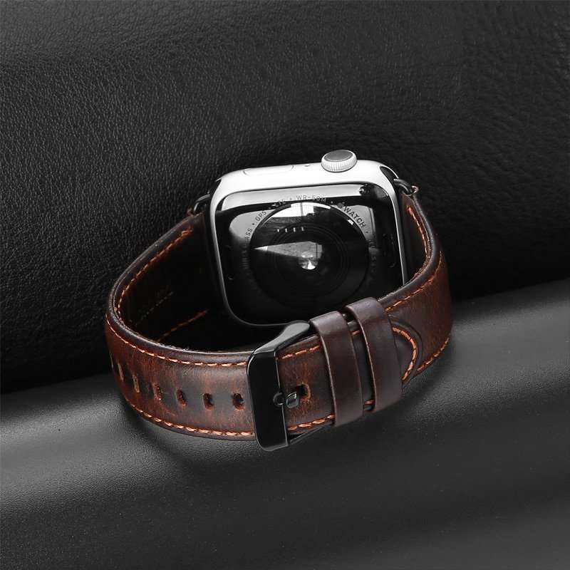 High quality leather strap 44mm 40mm 42mm 38mm